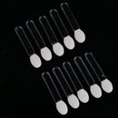 10pcs Single Head Eye Shadow Brush Transparent Rod Eyeliner Brush stick toolsJ3C