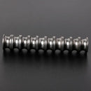 10 Pcs 4x13x7mm U624ZZ 1.8mm U Groove Guide Pulley Sealed Rail Ball Bearing
