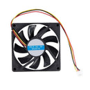 12V 3 Pin CPU Fan Heatsink Cooler Heatsink Fan For PC 80x80x15mm S6Y8