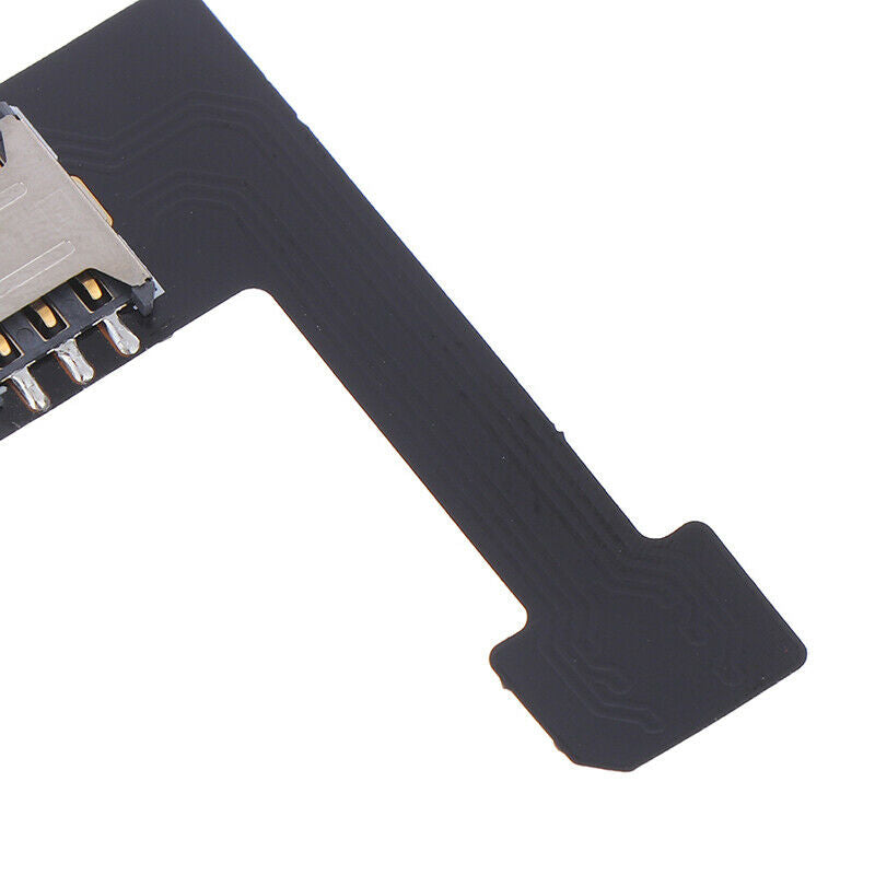 1Pc Black Dual SIM SIM Phone Adapter for Android Cellphone Memory Card Convertlj