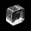 1X Crystal Clear Square Block Sphere Rocks Base Stand Favor Stone Holder Di S7D5