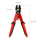 Fishing High Carbon Steel 0.1-2.2Mm Tube Crimping Fishing Pliers Terminal F