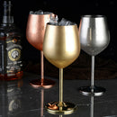 Stainless Steel Unbreakable Wine Glasses- Premium 500ml 17oz Wine Glasses, Great