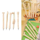 5pcs Funny bone shape ballpoint pen 0.5mm writing supplies Fantastic statio W8C9