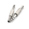 4Pcs 6.35Mm 1/4 Inch Stereo Solder End Heavy Duty Plug Metal Body With Strain ME