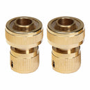 4pcs Brass Pressure Washer Garden Hose Quick Connect Set,9MM/20MM