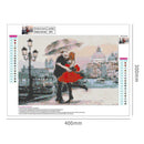 5D DIY Full Drill Diamond Painting Kiss Couple Cross Stitch Embroidery Kit