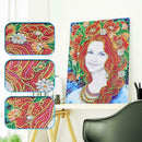 5D DIY Special Shaped Diamond Painting Beauty Cross Stitch Mosaic Kit Decor