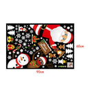 Christmas Window Showcase Removable Santa Claus Snowman Elk Wall Stickers