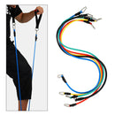 11pcs Fitness Resistance Bands Set Home Gym Sports Exercise Tubes Equipment
