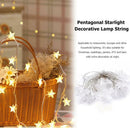 LED Five-pointed Star Light Fairy String Lamp Party Wedding Christmas Decor