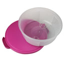 Round Cake Carrier Handheld Plastic Pastry Storage Holder Dessert Container