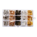 1 Boxed Piece Ribbon Clasps Clamps Fasteners End for Jewelry Making