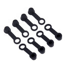 8Pcs/Set Brake Caliper Bleed Nipple Screw Dust Cap Cover 8mm Rubber Accessories