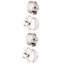 8Pcs Adjustable Hose Clamp Fuel Line Worm Clip for 9mm-16mm Pipe Tube
