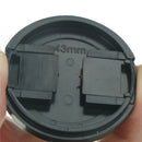 2pcs 43mm Plastic Snap On Front Lens Cap Cover For SLR DSLR Camera DV Sony A 3C