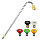 Pressure Washer Gutter Stainless Steel Pressure Washer Gutter for Wand 1/4  Q4Y1