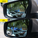 2 Frameless Blind Spot Mirror Wide Angle Round HD Glass Convex Rear View Mirrors