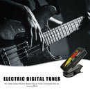 Electric Digital Clip-on Tuner for Guitar Chromatic Bass Violin Accessories