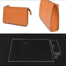 4pcs Acrylic Template Leather Handbag Pattern Stencil for Professional Clear