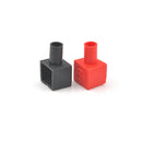 2Pcs Motorcycle Terminal Rubber Covers Battery Sleeve Insulation Cap HK