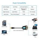 CableDeconn C0407 USB to RS232 Male to Female PL-2303 2m Converter Cable