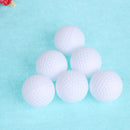12pcs Plastic Hollow Out Sports Practice Training Tennis White Round Balls