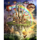 5D DIY Rainbow Castle Full Drill Diamond Painting Embroid Cross Stitch Kit