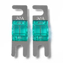 5pcs Nickel Plated Car Audio 32V AFS Mini ANL Fuses Auto Stud Fuses (30A)