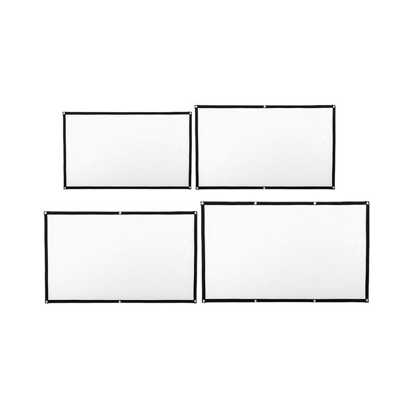 120'' Indoor Portable Projector Screen Soft Home Cinema Movie Screen 16:9