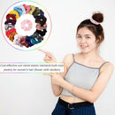 22pcs Velvet Scrunchies Women Elastic Hairband Hair Rings Ponytail Holder