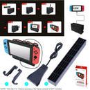 3 in 1 Ventilation Stand+Card Case+Extension Cable for Nintendo Switch