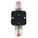 30A Car Audio Inline Circuit Breaker Fuse Holder 12v-24v System Protection