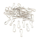 20pcs Metal Lanyard Snap Spring Clips Hooks Findings DIY Length 2.5cm JR