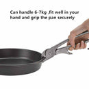 Pizza Pan Gripper for Deep Pizza Pans,Heavy Duty Cast Aluminum Pan Tongs,Gr