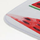 Toilet Seat Lid Cover Watermelon Fruit Design Soft Bathroom Mat Set