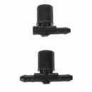 2Pcs Windscreen Washer Fan Spray Jets For Buick Opel Function Water Nozzle New