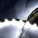 2* 12 LEDs 30cm 5050 SMD Flexible LED Strip Light 12V Car Decor Waterproof White