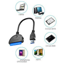 SATA to USB 3.0 2.5"/3.5" HDD SSD Hard Drive Converter Cable Line Adapter USA