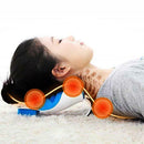 Neck And Shoulder Relaxer Neck Pain Relief Massage Pillow Neck Support Pill R3K8