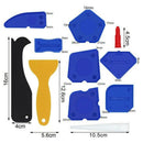 17 Pieces Caulking Tool Kit Silicone Sealant Finishing Tool Grout Scraper C