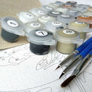 Frameless picture on wall painting by numbers abstract drawing by numbers u
