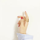 Geometric Big Finger Ring Boho Ethnic Women Hippie Ring Round