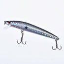 1pc 9.5cm/8.5g minnow hard fishing lure with hooks wobble floating crank bait BX