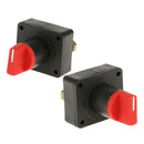 2Pcs 100A Battery Master Disconnect Rotary Cut Off Isolator Switch For Car