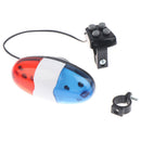 Bicycle 6 Flashing LED 4 Sounds Police Siren Trumpet Horn Bell Bike Rear Lig Gw