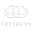 1pair Transparent Controller Frame VR Cage Protective Cover for Oculus Quest 2
