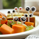 10x reusable eye mini fruit fork sign cartoon kids food picks desert toothpickOZ