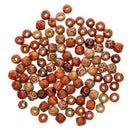 100X Round Wooden Spacer Beads 12mm Hair Ring Jewelry Making Findings DIY Crafts