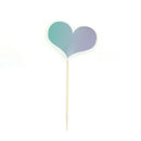 24X handmade head cupcake toppers crown heart cake party supplies BX